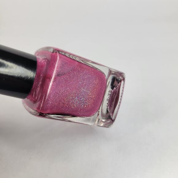 Cirque Nail Polish "Plur" NEW Pink Glitter Shimmer Holo Iridescent Lacquer - Picture 5 of 8